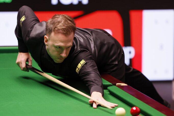 Judd Trump gegen Shaun Murphy in der zweiten Runde des Tiegelstrupps

