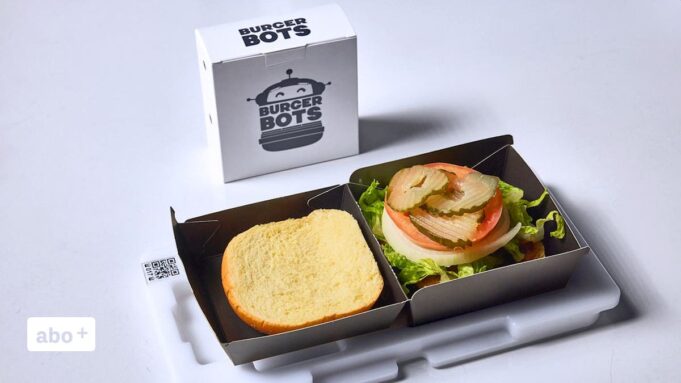 Abberöffnet Burger Restaurant MIT Roboter im Silicon Valley


