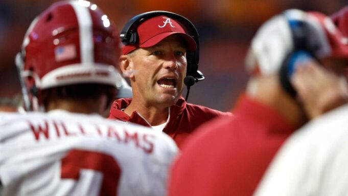Alabama-Trainer Kalen Deboer im neun-Spiele-SEC-Zeitplan vorsichtig und befragt, was CFP bedeutet

