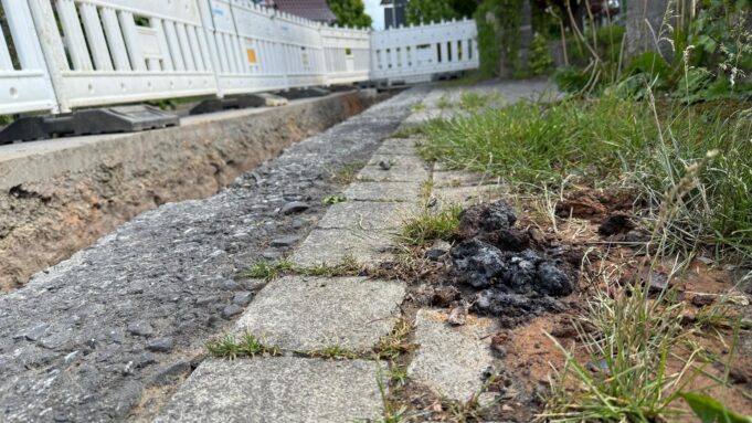 Brandbombe Lag Lag Tagelang undemerkt auf Gehweg | Hessenschau.de

