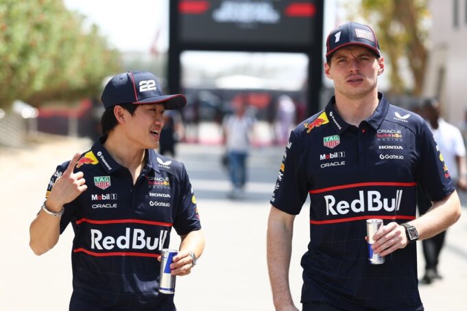 Christian Horner und Yuki Tsunodas Rat für den neuen Vater Max Verstappen

