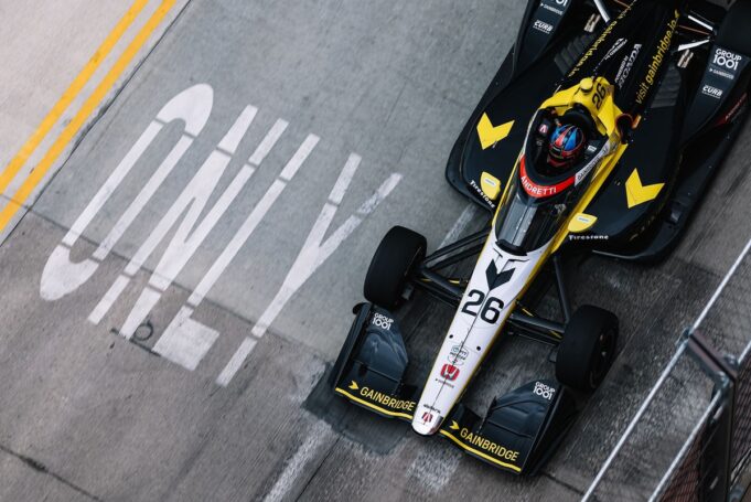 Colton Herta fliegt in den Grand Prix von Detroit in die Pole Position


