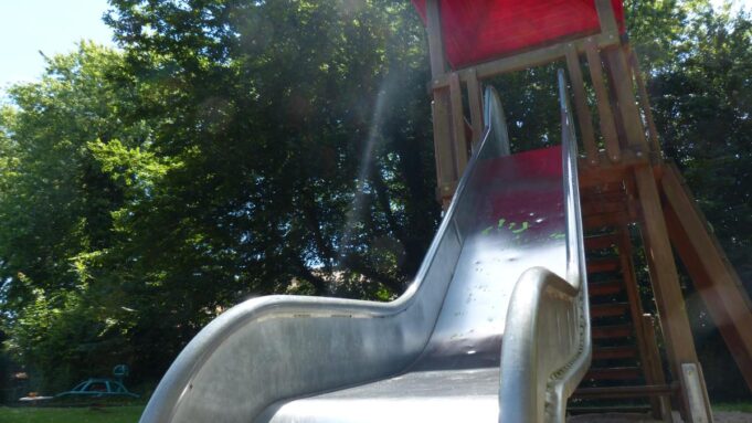 Das Istfürdeneuen Spielplatz in DerballhausstrafeGePlantation


