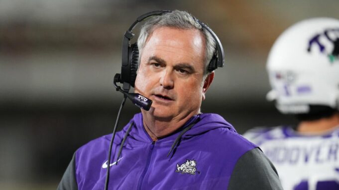 Die Sonny Dykes der TCU scherzte mit dem Saisonauftakt von North Carolina Bill Belichick 