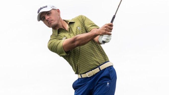 Eastside Golf Logo Joseph Bramlett ist sein erstes PGA -Tour -Mitglied -

