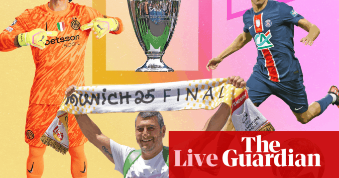 Football Match Day Szene: PSG gegen Inter Champlions League Finale | Champions League


