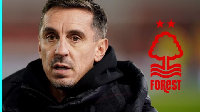 Gary Neville macht eine Erklärung nach dem Wald 