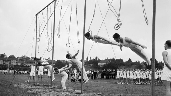Gil Mayencourt, mit einer langen Geschichte: «la Gymnastique est unciment national d'cocuttration»

