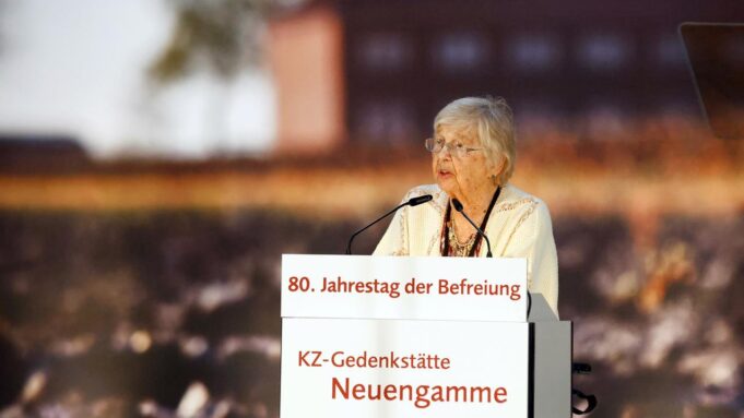 Hamburger: Bewegende Gedenkfe im ehemaligen kz Neugamme

