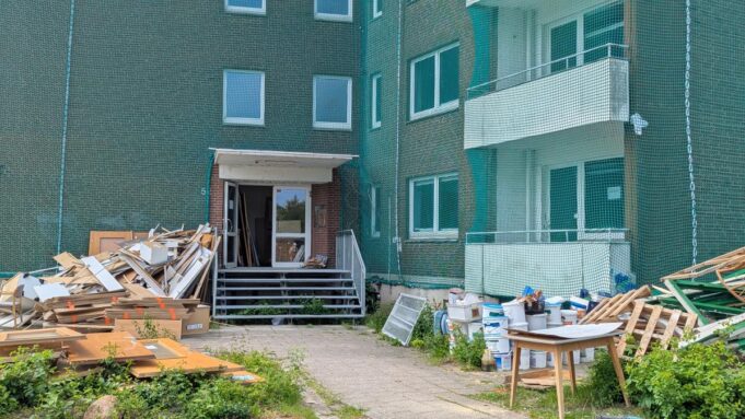 Im Schwesternwohnheim in Husum beginnen Nond der Abriss nicht

