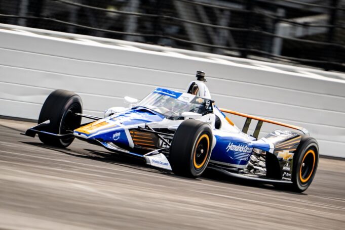 Kyle Larson stürzt in Mock -Qualifikationen in der Indy 500 -Praxis ab

