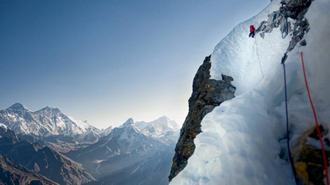 «Lesbrûlures de Glace», unalpineste Gesicht -sedémons

