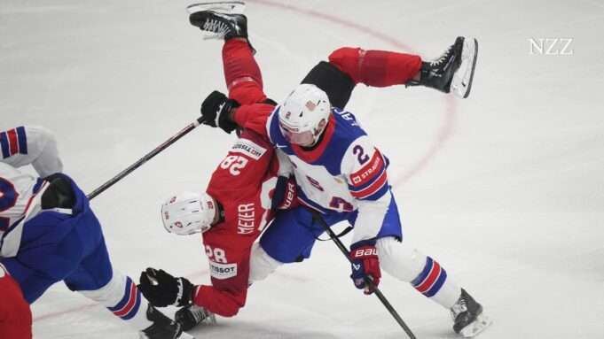 Live Football - Wird Die Schweizer Eishockey - Nationalmannschaft Hute Weltmeister? Genoni Pariert DenersgefährichenangriFf der Derh

