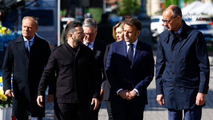 Merz und Macron in Kiew: Mission für Waffenruhe

