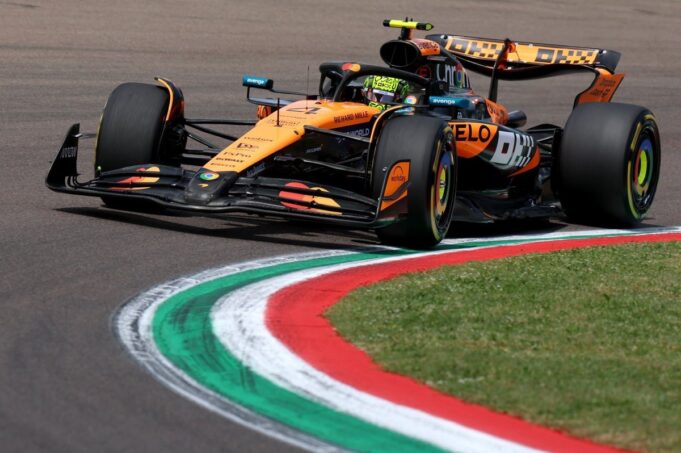 Norris führt Piastri FP3 an


