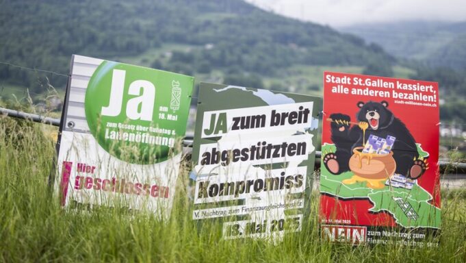 Rapperwil-Jona Schert als Einzige Gemeinde bei der Abstimmungläneladenöffnungszitzenausausaus

