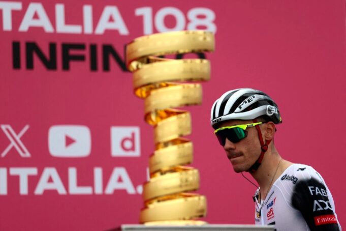 Schicksal der Giro GC -Fahrer in Stufe 2 TT

