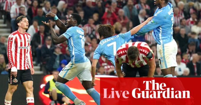 Sunderland gegen Coventry: Champions Playoff -Halbfinale betreten zusätzliche Zeit - Live | Meisterschaft

