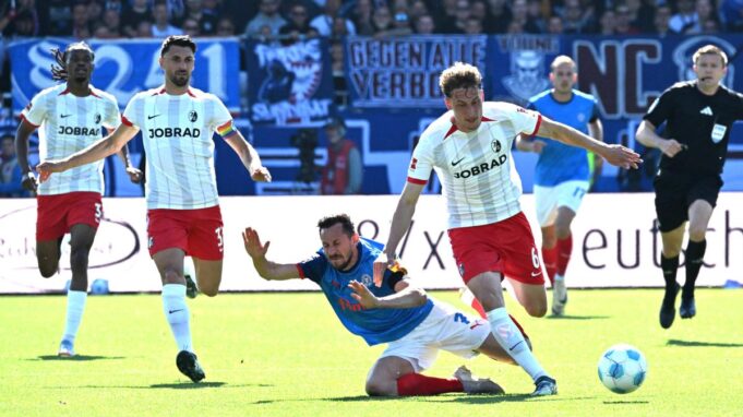 Trämbei -Steven Skrzybski nach dem Abstieg von Holstein Kiel

