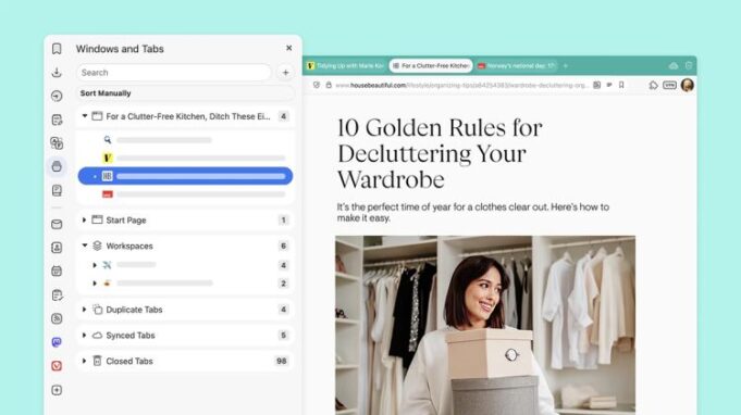 Vivaldi 7.4 Bringt Taskatur-Shortcuts Pro Website


