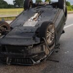 Abbrechen auf A20Bei Mönkhagen und Lübeck: PKWUberschlägtssich