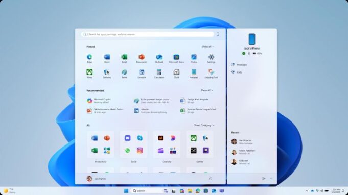 Aktuelle Windows-Insider-Version Zeige NeuessTartmenü

