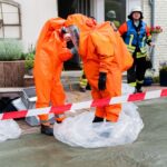 Chlorgas Tritt im Schwimmbad Eines Hotels AUS