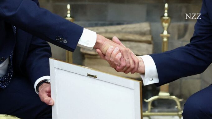 Der Deutsche Bundeskanzler Friedrich Merz Kehrt von dem Treffen Mit Trump Aufressden Zurück. BLEIBT von der Reise ist es?


