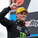 Der australische Supercar -Fahrer Cam Waters betreibt das NASCAR -LKW -Rennen auf Kalkstein