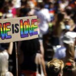 Die Innenstadt im Zeichen der Regenbogen-Gemeinschaft