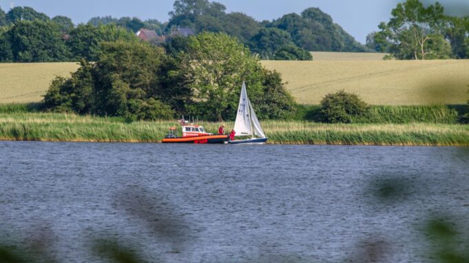 Einsatz auf der Schlei bei ulsnis

