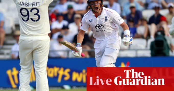 England gegen Indien: Cricket -Test für Männer, Tag 3 - Live | England gegen Indien 2025

