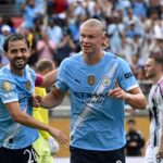 Erling Haaland erreicht sein 300. Karriereziel, als Manchester City bei Juventus spricht
