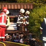 Familie MIT HUND Rettet sich vor Feuer in Ellerhoop