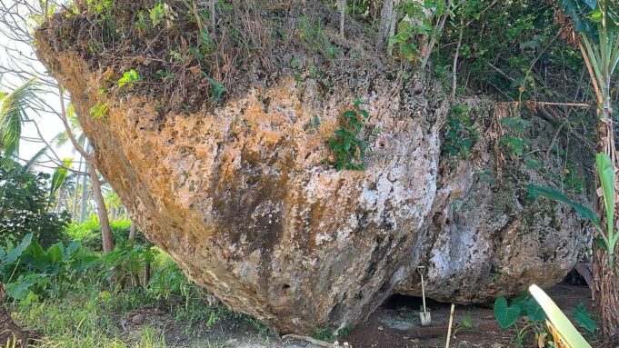 Forscher Lösen Rätselum schnell 1200 Tonnen Schoren Felsen Im Dschungel

