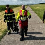 FreewilligeFeuerwehr Gückstadtret Rettet Hund aus dem Schlick