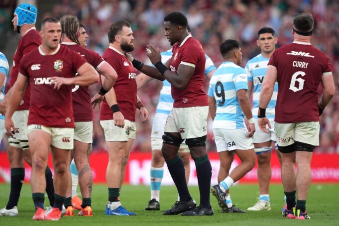 Großbritannien und Irish Lion gegen Argentinien Live: Neueste Update mit Los Pumas früh nach Tadhg Beirne's Host -Score

