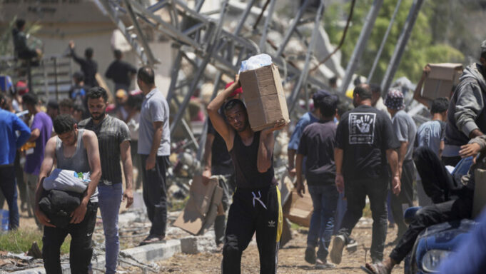 Hilfe von Gaza Soll Weitergebhen -Krise in Israels Regierung

