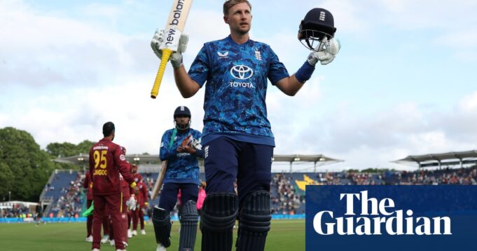 Joe Roots Magical 166 Guide England (ODI) -Serie gewinnt Westindien | Kricket

