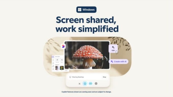 Microsoft Rolt Copilot Vision in den USA AUS


