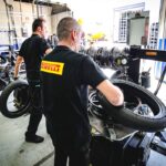 Pirelli führt seinen ersten MotoGP -Test in Misano mit Testfahrern und "Laborbikes" durch.