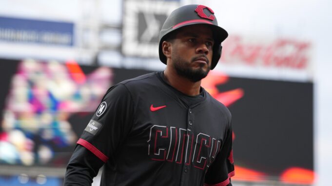 Rote Armee Der Infielder Jeimer Candelario für den Vertrieb ausgewiesen

