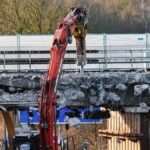 Sperrung der A1wegenbrückenbauer Zwei