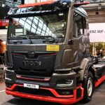 Verkehr und Logistik: Mann starten serienprodukion von elektro-lkw