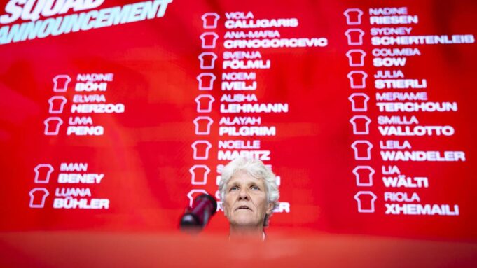 Voici Les 23 footballeuses quirepésenteront la suisseàl'uero

