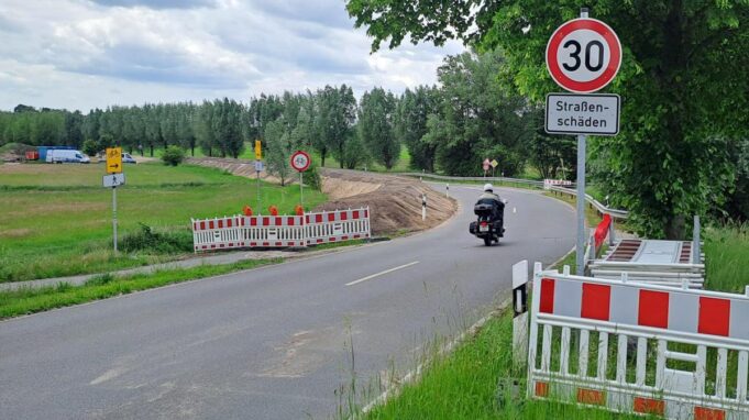 Vollsinrung der K61 Zwischen Bad Oldesloe und Rümpel Aufulhoben

