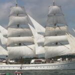 Windjammerparade 2025: "Gorch Fock" Einer -Vollen Segeln