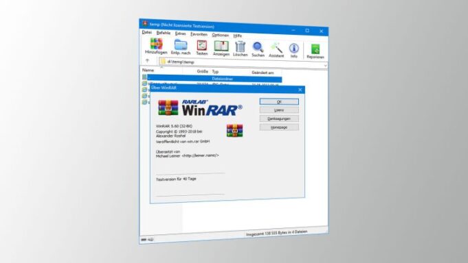 Winrar -Anstand Gravierende Schwachstelle

