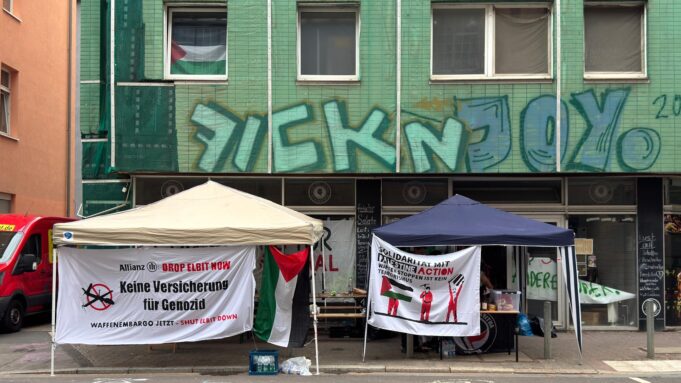 Aktivisten Beetzen Haus in Frankfurt - Stadt Duldet Besetzung im Gallus | Hessenschau.de

