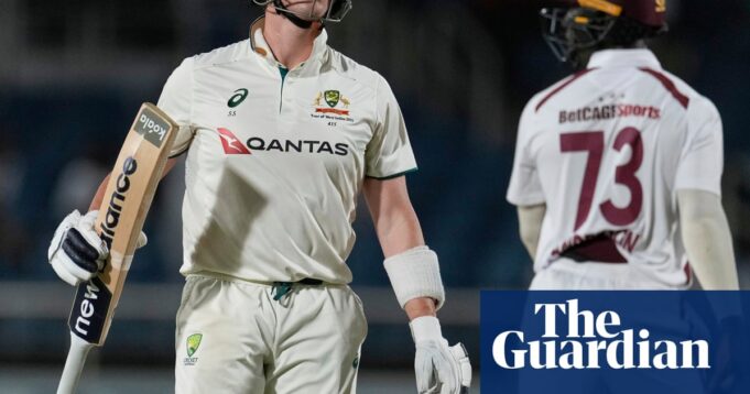 Cameron Green Waves Einsame Hand, wenn sich der Schlagkrieg in Australien verschlechtert | Australisches Cricket -Team

